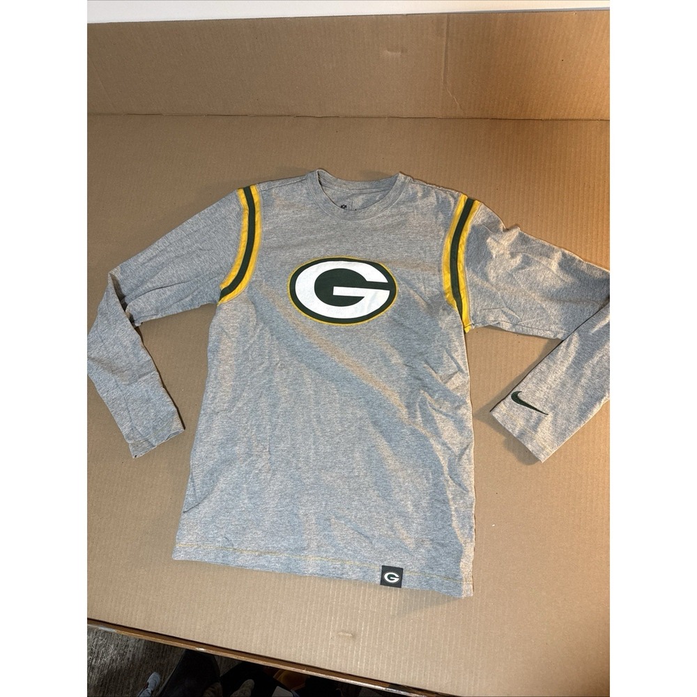 Green Bay Packers NFL Nike Long Sleeve Shirt Men Medium